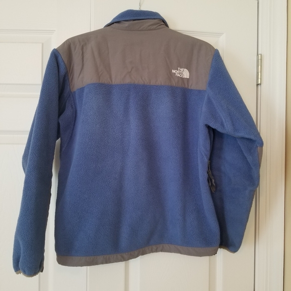 The North Face Denali Jacket Blue and Gray Vintage - Picture 2 of 8